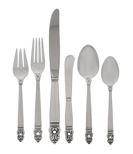 Appraisal: An American Silver Flatware Set International Silver Meridan CT th