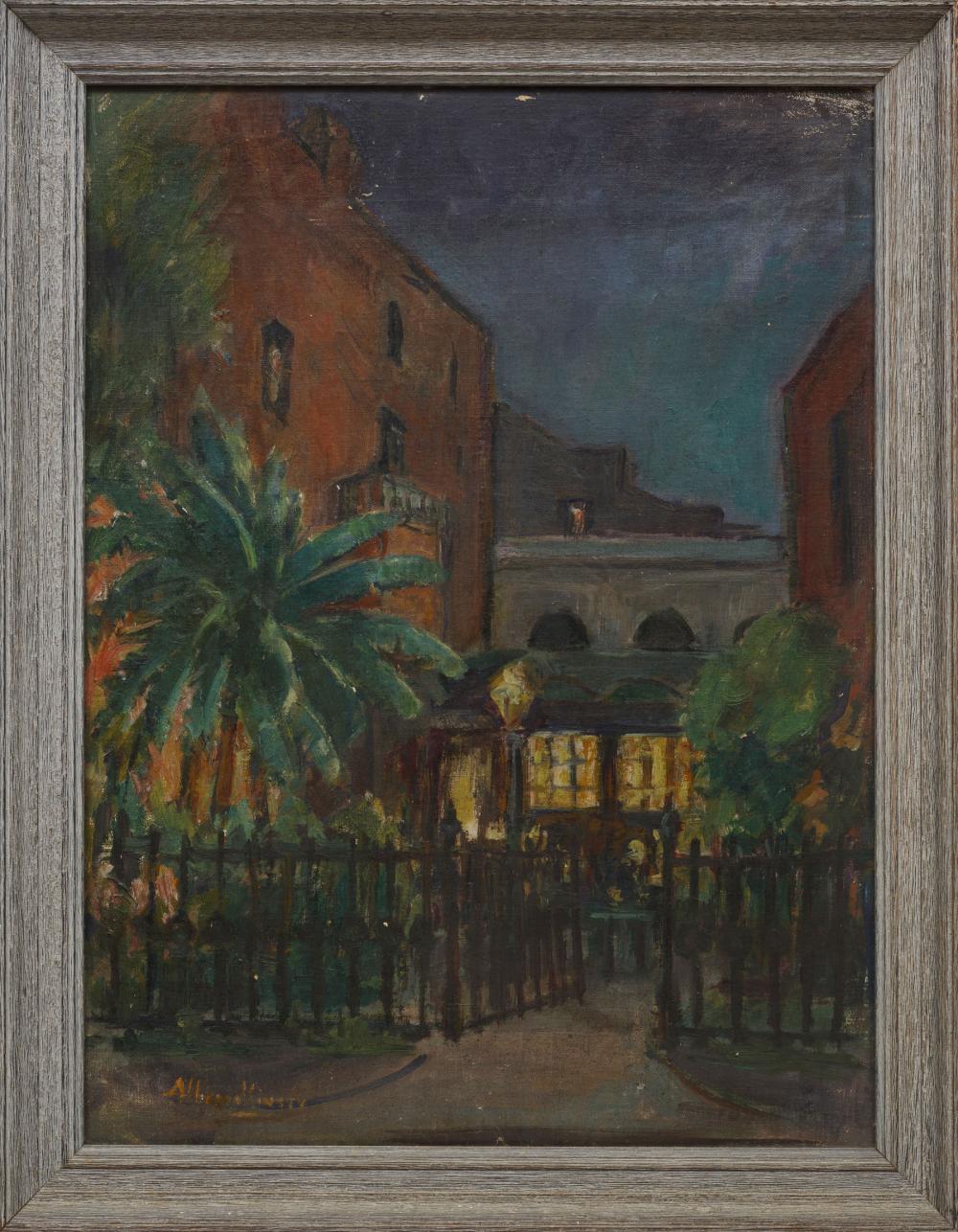 Appraisal: Alberta Kinsey American New Orleans - French Quarter at Night