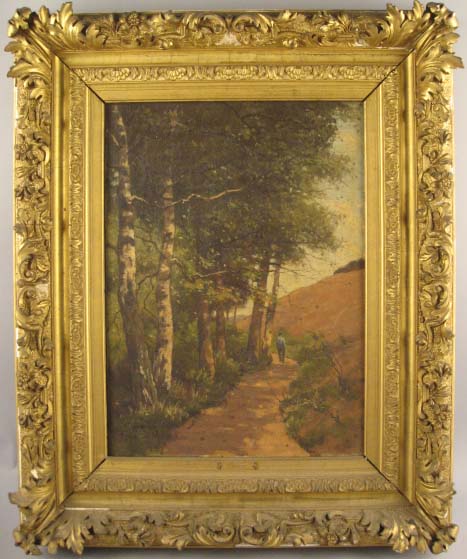 Appraisal: Gerard Carel Lodewijk Windt - Dutch Man on a Forest