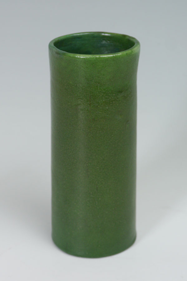 Appraisal: GRUEBY ART POTTERY CYLINDRICAL VASE Slight flare to rim and