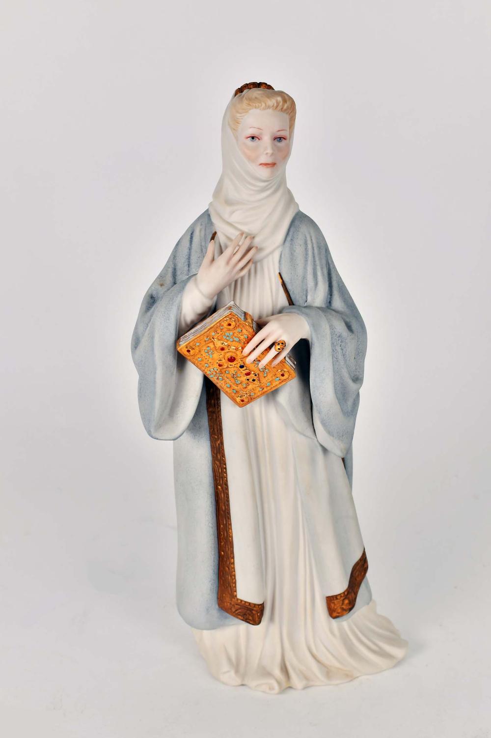 Appraisal: CYBIS PORCELAIN FIGURE OF KATHERN HEPBURNMarked Cybis Depicted as Eleanor