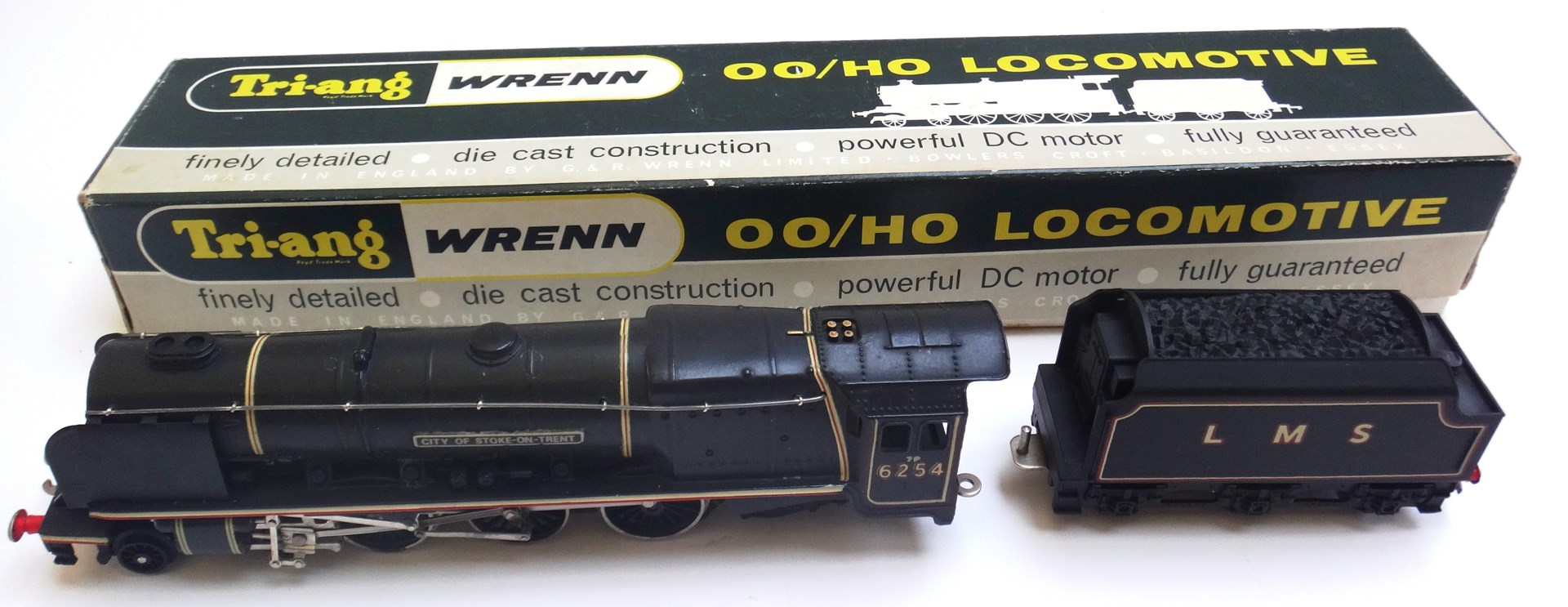 Appraisal: A Wrenn gauge locomotive and tender 'City of Stoke-on-Trent' boxed