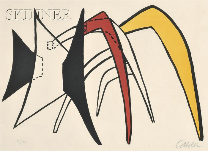 Appraisal: Alexander Calder American - Untitled from STABILES edition of separate