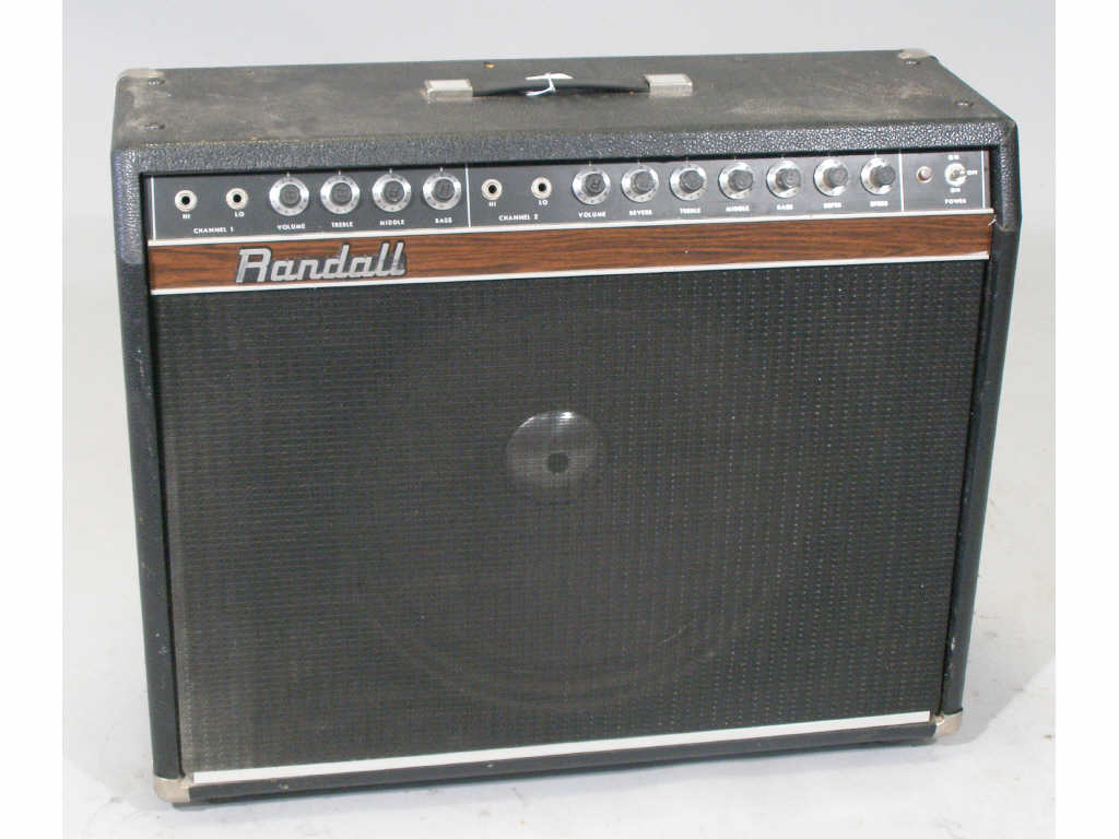 Appraisal: Randall Model RG Amplifier serial x speaker - Does not