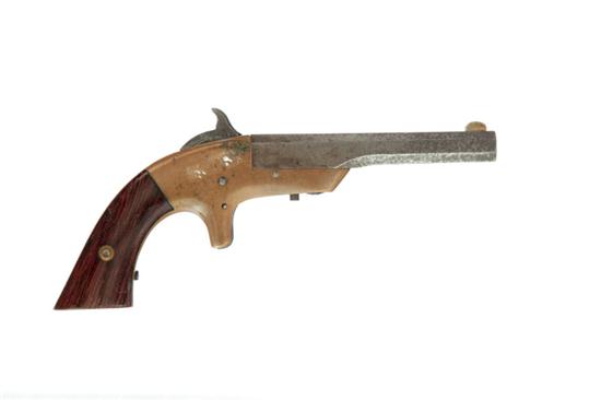 Appraisal: SINGLE SHOT PISTOL Old style caliber rimfire - octagonal to