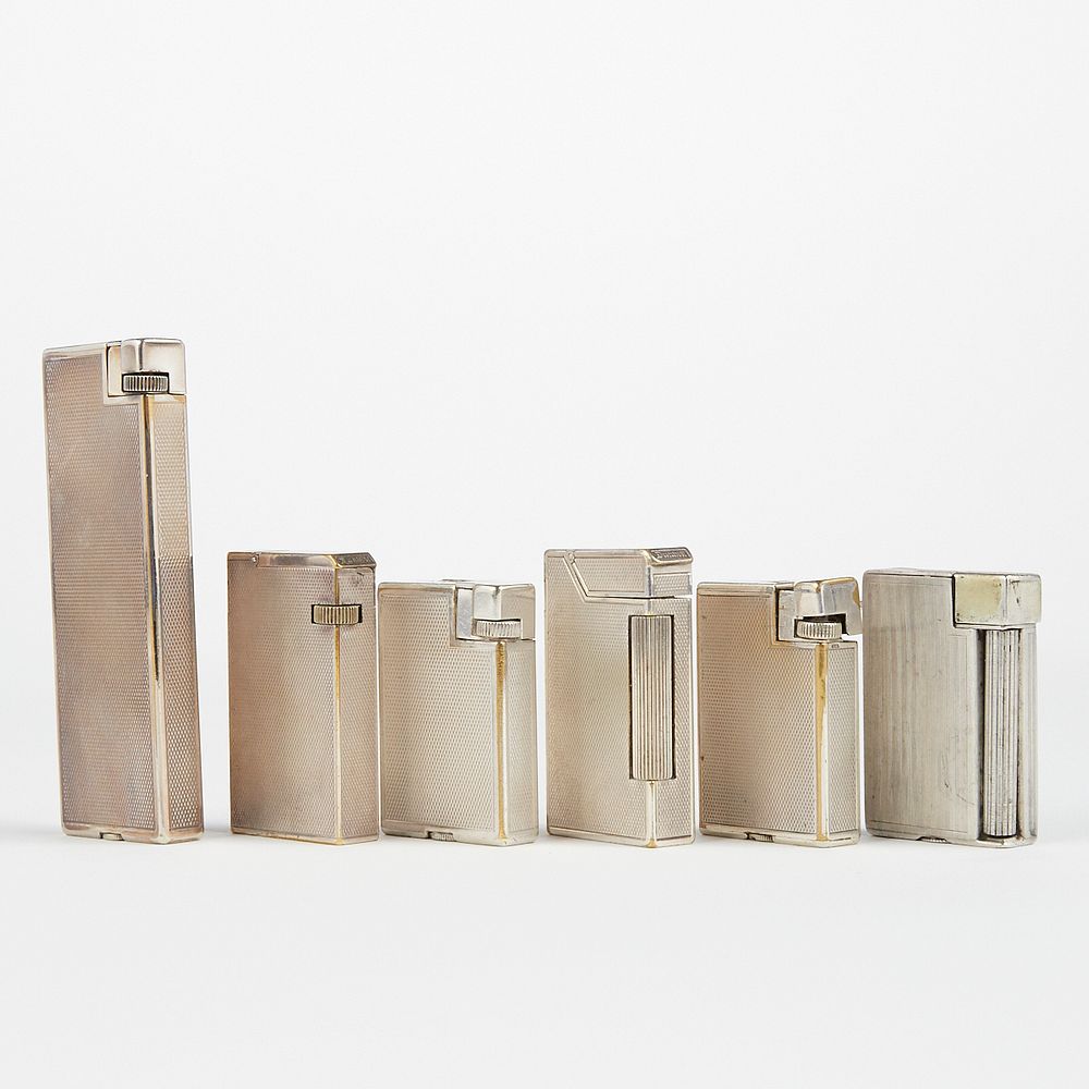 Appraisal: Grp Dunhill Broadboy MK MK Lighters Dunhill United Kingdom Six