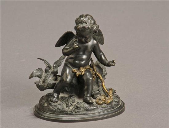 Appraisal: Lot Property of Various Owners French Bronze and Ormolu Figure