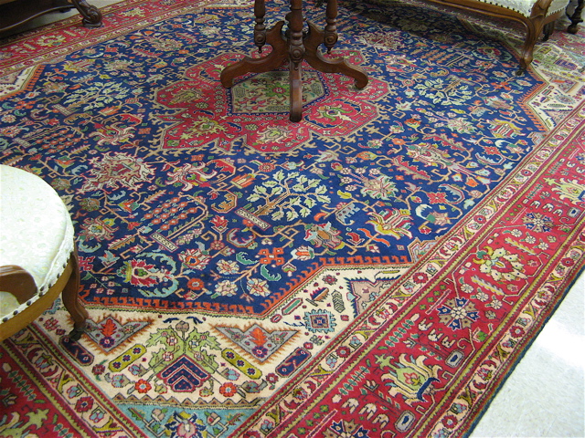 Appraisal: PERSIAN TABRIZ CARPET East Azerbaijan Province northwestern Iran hand knotted