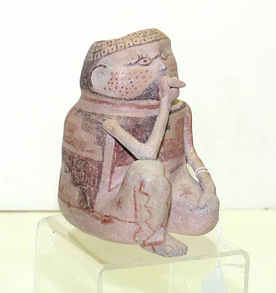 Appraisal: A Casas Grandes polychrome human effigy vessel height in restoration