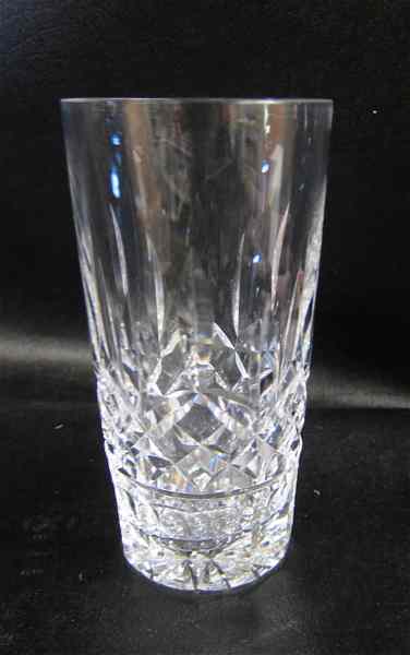 Appraisal: THIRTEEN WATERFORD CRYSTAL HIGHBALL GLASSES in the ''Lismore'' pattern ''H