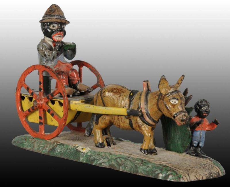 Appraisal: Cast Iron Bad Accident Mechanical Bank Description Manufactured by J