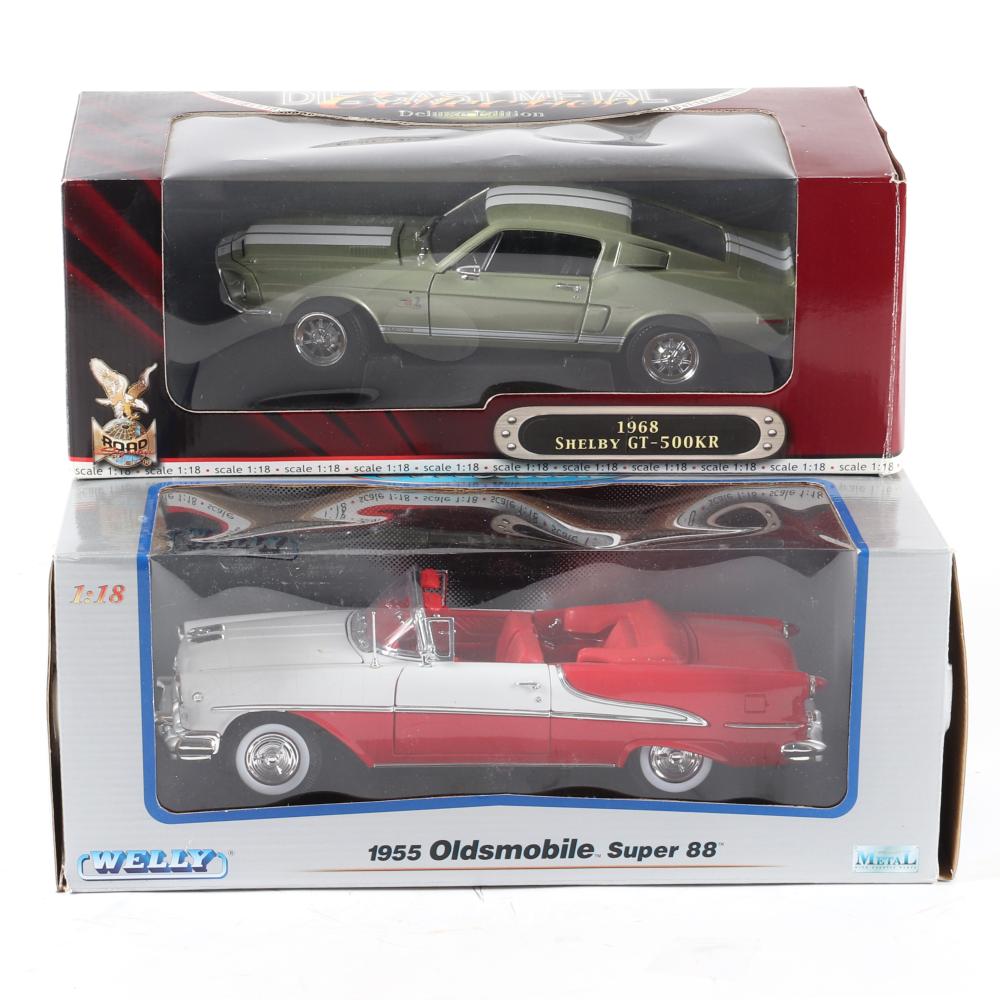 Appraisal: OLDSMOBILE SUPER WELLY SHELBY GT - KR SCALE DIECAST CARS