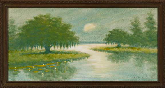 Appraisal: Alexander John Drysdale American New Orleans - Moonlight on Bayou