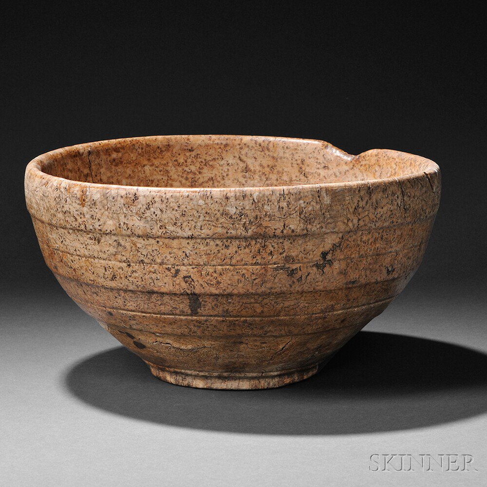 Appraisal: Turned Burl Bowl America early th century the deep form