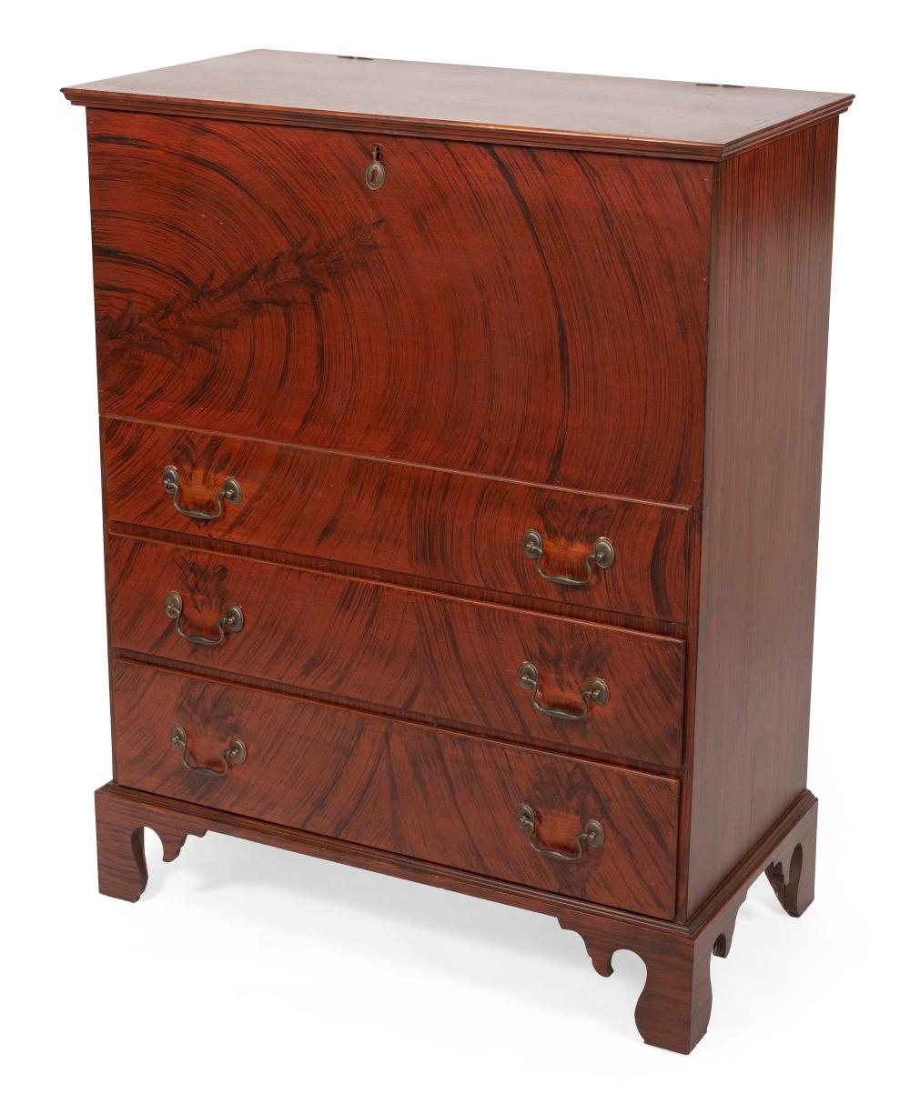 Appraisal: CHIPPENDALE-STYLE BLANKET CHEST TH CENTURY HEIGHT WIDTH DEPTH CHIPPENDALE-STYLE BLANKET