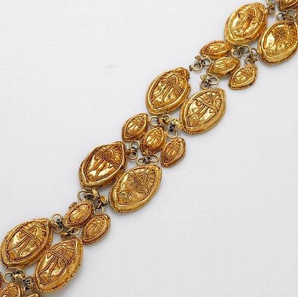 Appraisal: A k gold bracelet gross weight approximately g length in