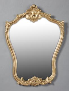 Appraisal: French Louis XV Style Gilt and Gesso Mirror early th