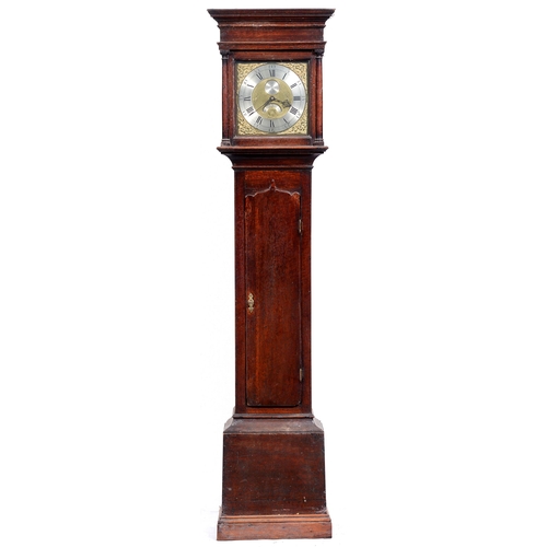 Appraisal: An English oak thirty hour longcase clock John Agar York