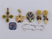 Appraisal: A mixed lot of costume jewellery including a Guy LaRoche