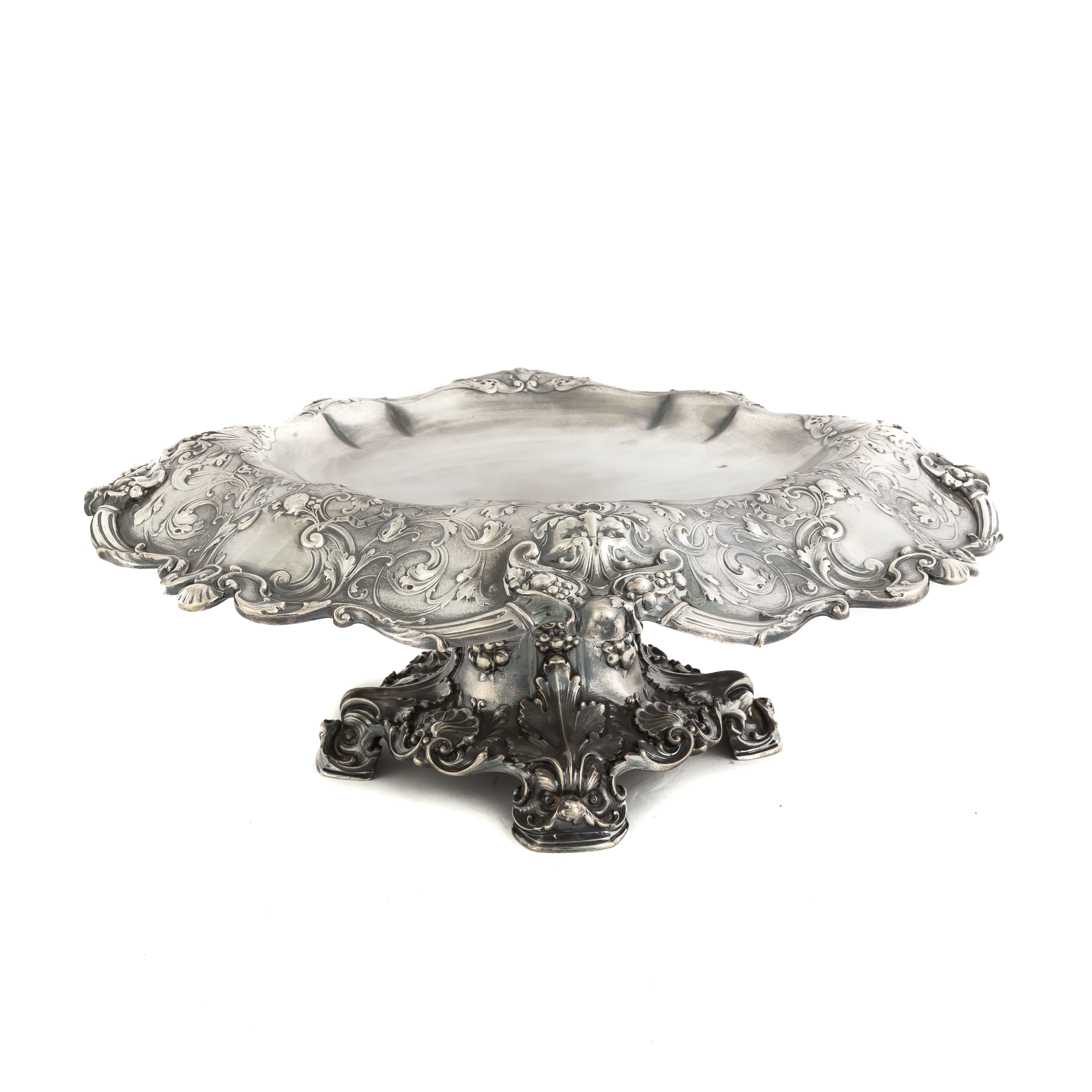 Appraisal: Gorham Sterling Silver Footed Centerpiece Made for Charles Schwab Martele