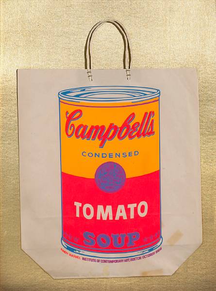 Appraisal: Andy Warhol American - Campbell's Soup Can Tomato F S