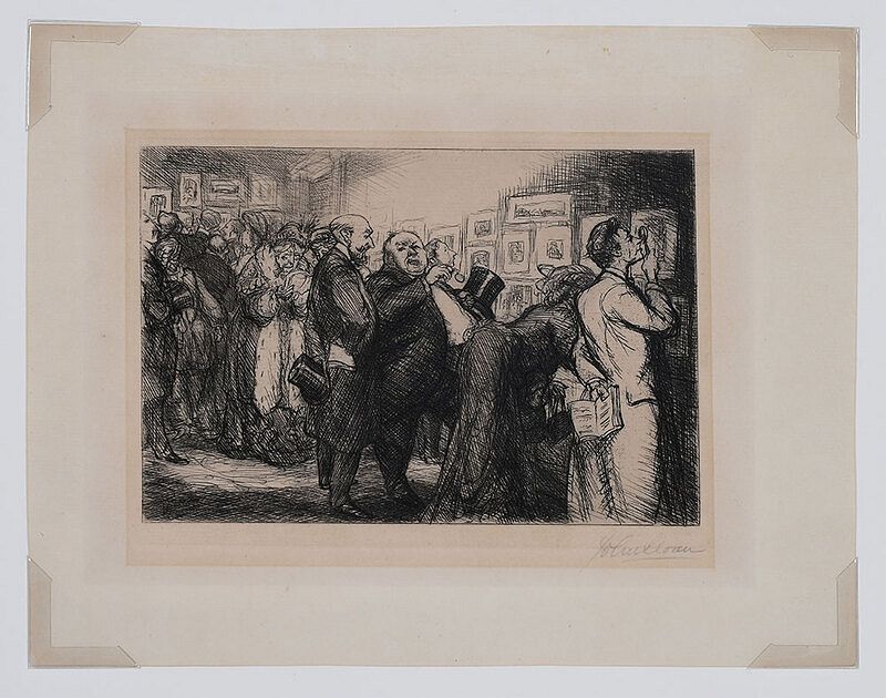 Appraisal: John French Sloan American - Connoisseurs of Prints M edition