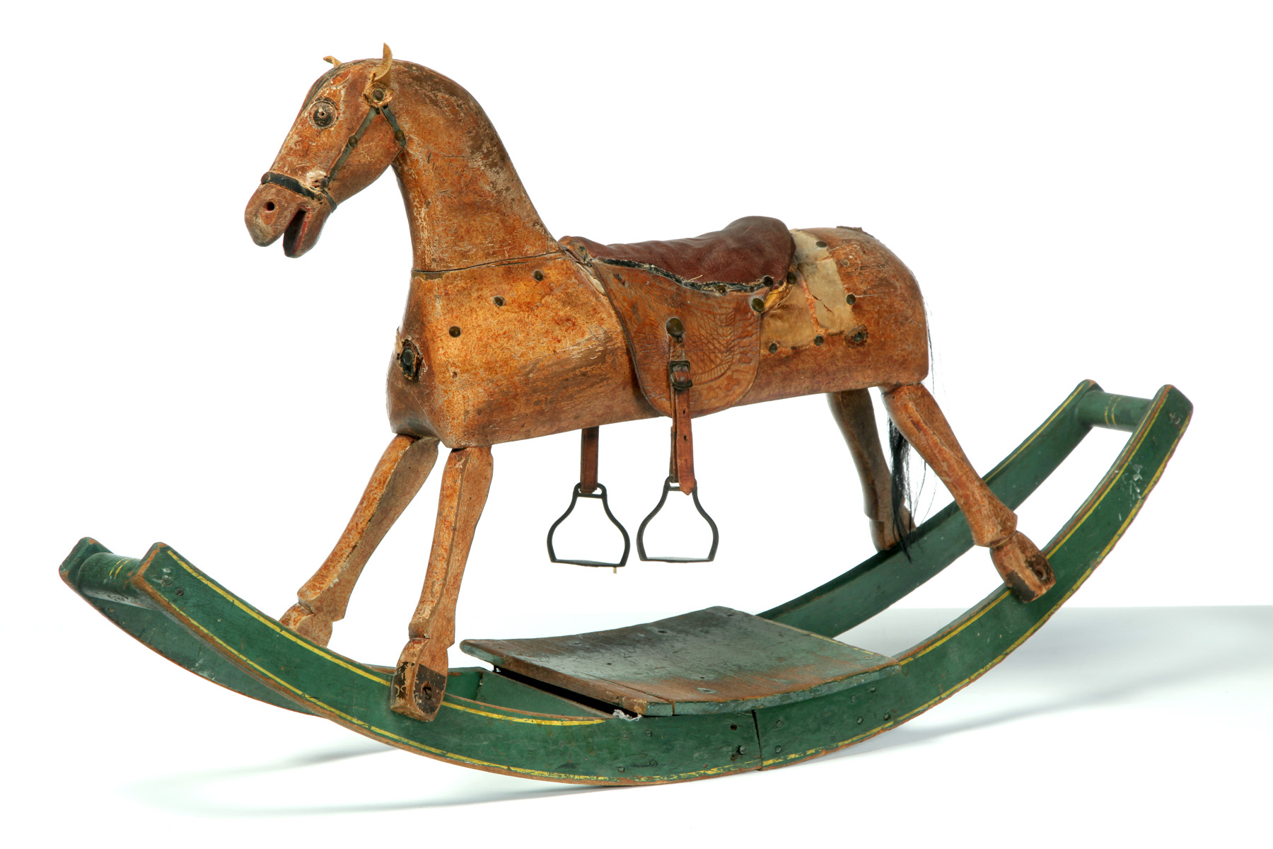 Appraisal: ROCKING HORSE Second half- th century Probably by Benjamin Potter