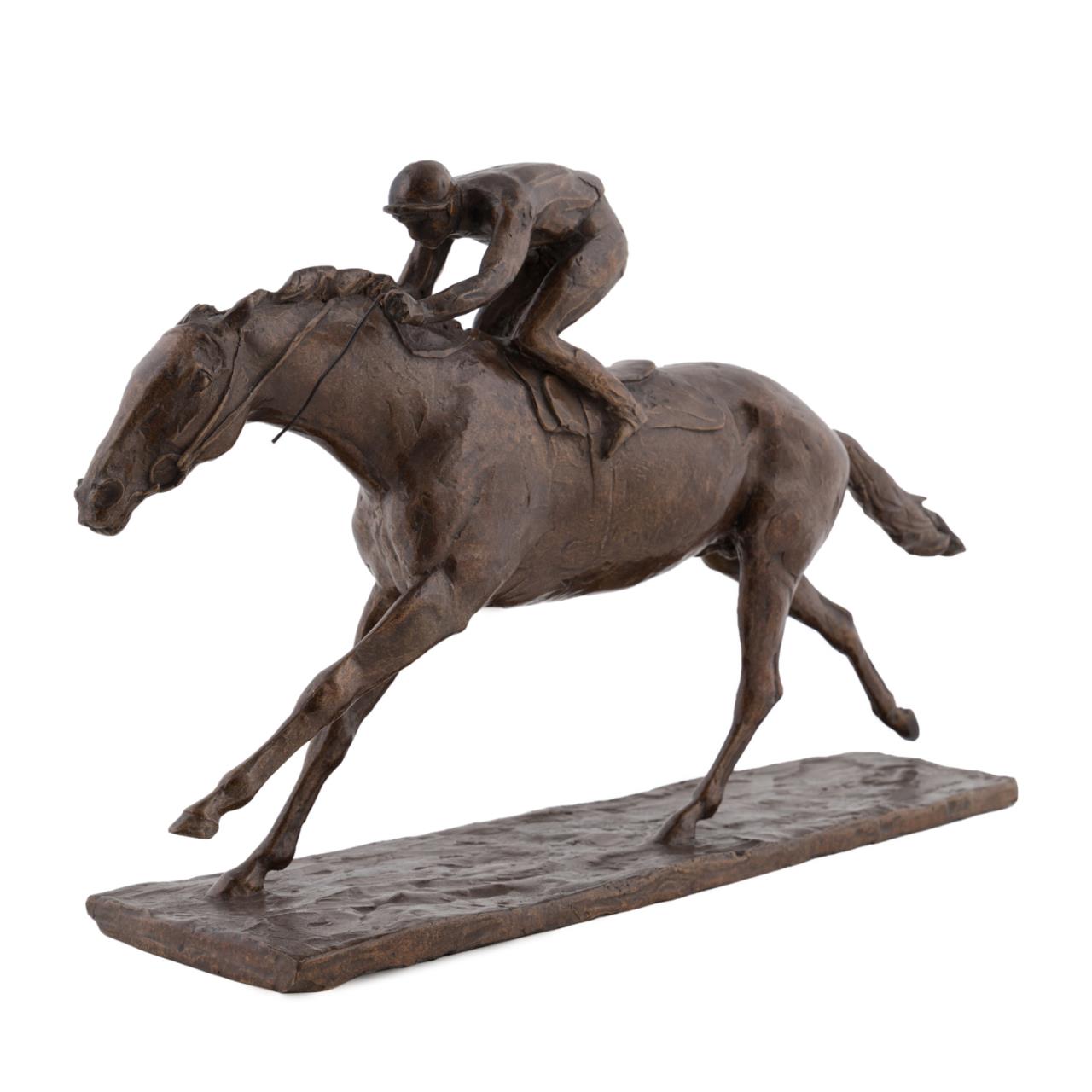 Appraisal: JOHN SKEAPING SECRETARIAT BRONZE SCULPTURE John Skeaping English - Secretariat