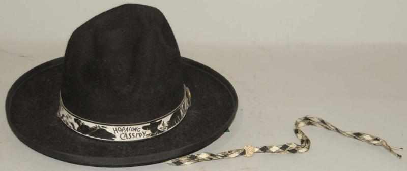 Appraisal: Vintage Hopalong Cassidy Sheriff Hat Scarce item Tag inside says