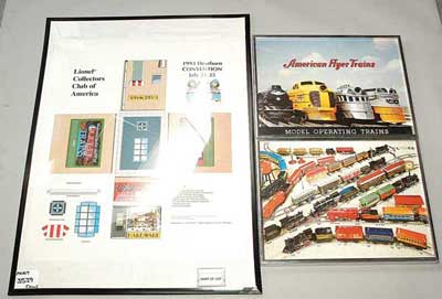 Appraisal: Lionel pictures and associated items consisting of reproduction prints of