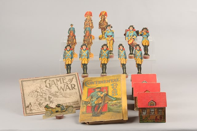 Appraisal: Lot of approximately Paper Soldiers by Milton Bradley and others