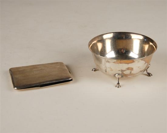 Appraisal: Two Items of Trophy Sterling a footed bowl by Graff