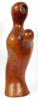 Appraisal: BERNARD BAKERWOOD SCULPTURE BERNARD BAKER MICHIGAN ARTIST WOOD SCULPTURE H