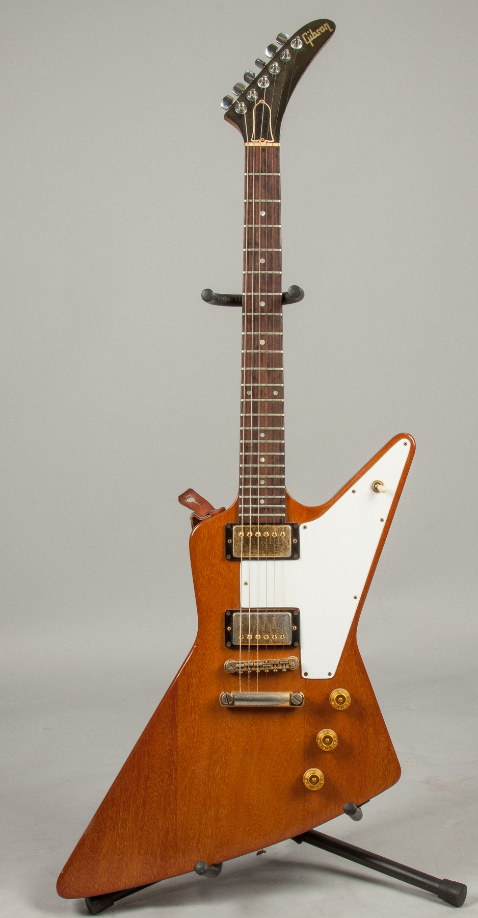 Appraisal: Gibson Explorer Reissue Mahogany body with white pickguard Schaller tuners