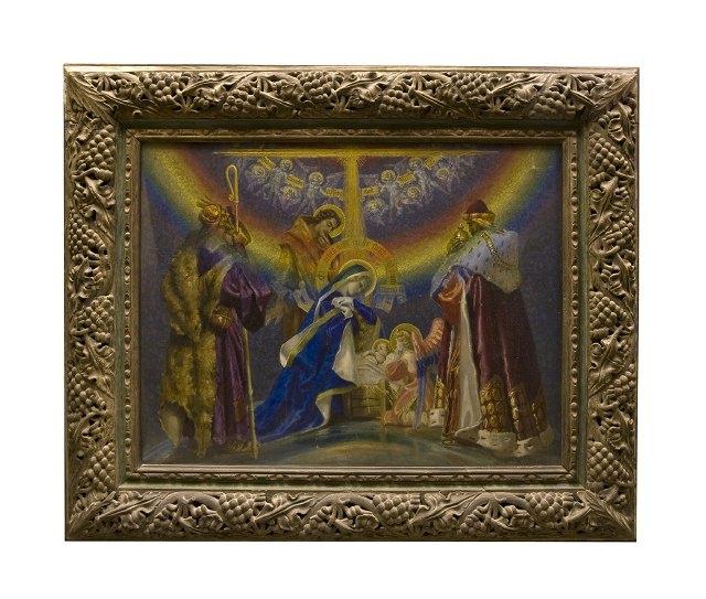 Appraisal: Frank O SalisburyDivine Manifestation The Shrine of Humanitydated oil on