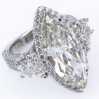 Appraisal: Approx Carat TW Diamond and Karat White Gold Engagement Ring