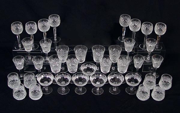 Appraisal: PIECE WATERFORD CRYSTAL IN THE ALANA PATTERN To include water