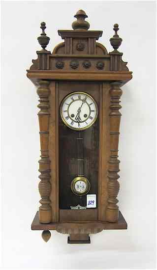 Appraisal: AN R A WALL CLOCK Frederich Mauthe Schwenningen Germany having