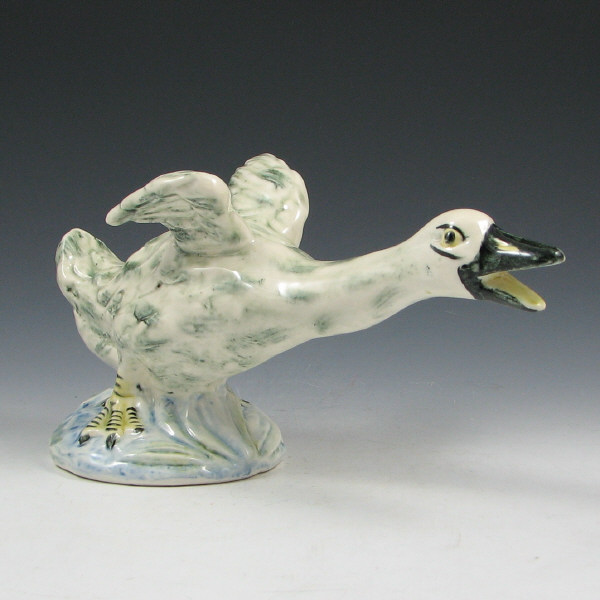 Appraisal: Stangl Running Duck - Mint Stangl Running Duck with white