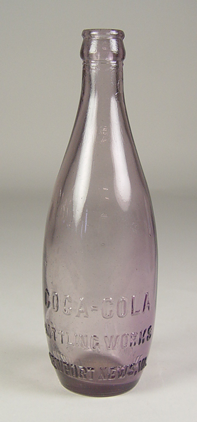 Appraisal: Coca-Cola Ten Pin Bottle Circa Light amethyst color fluid ounces