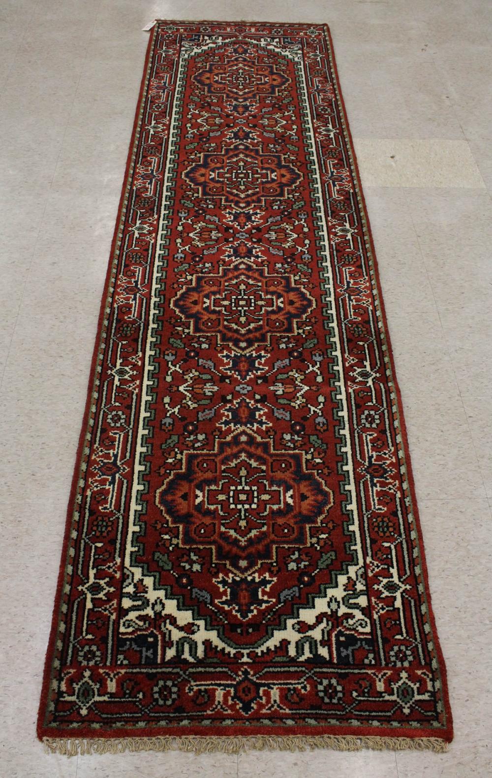 Appraisal: HAND KNOTTED ORIENTAL AREA RUG Persian Serab design ' x