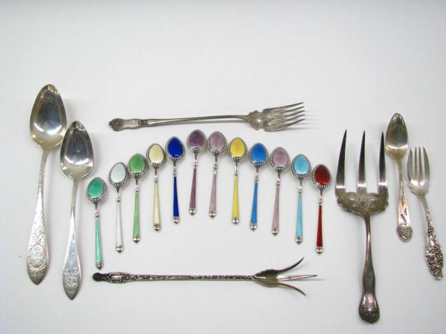 Appraisal: Group of Sterling Silver Flatware including a set of twelve