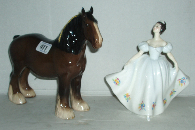 Appraisal: Kate HN and Beswick Shire Horse