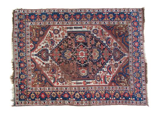 Appraisal: Sale Lot An Isfahan Wool Rug circa feet inches x