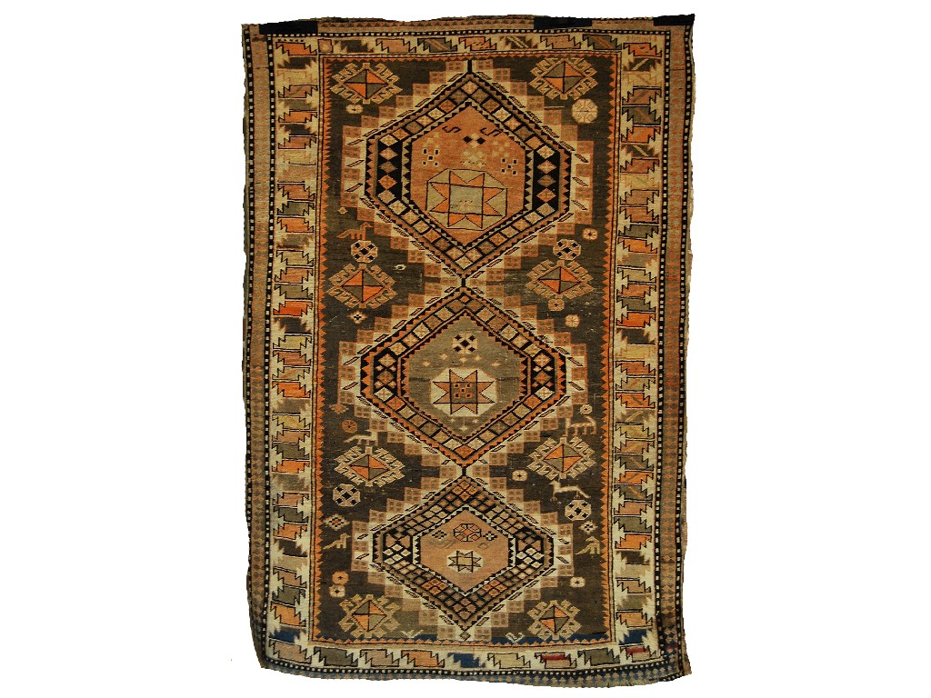 Appraisal: Caucasian Shirvan rug nd quarter th century