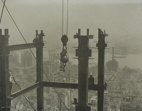 Appraisal: HINE LEWIS W - Two workers on girders Empire State