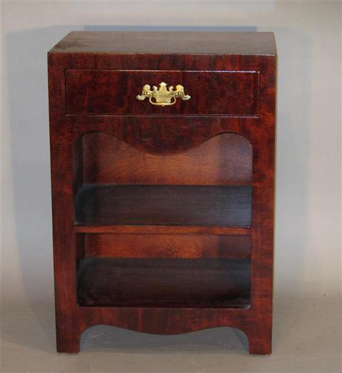 Appraisal: DOROTHY DRAPER MAHOGANY NIGHT STAND The rectangular top over a