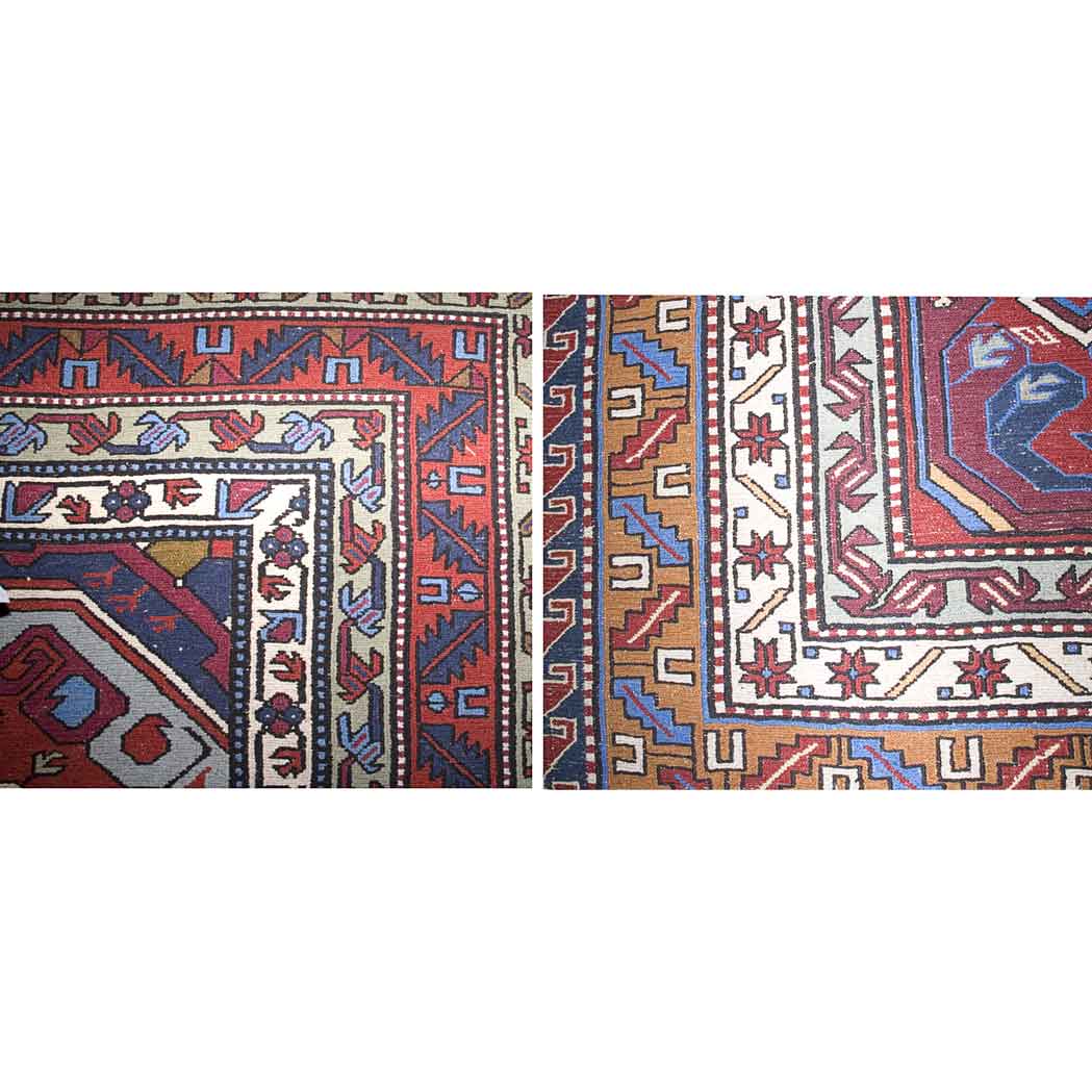 Appraisal: Two Soumac Rugs South Caucasus second quarter of the th