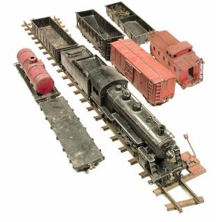 Appraisal: Buddy L Outdoor Train Set Buddy L outdoor train set