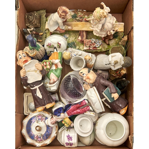 Appraisal: Miscellaneous ornamental ceramics to include a pair of Staffordshire porcelaineous